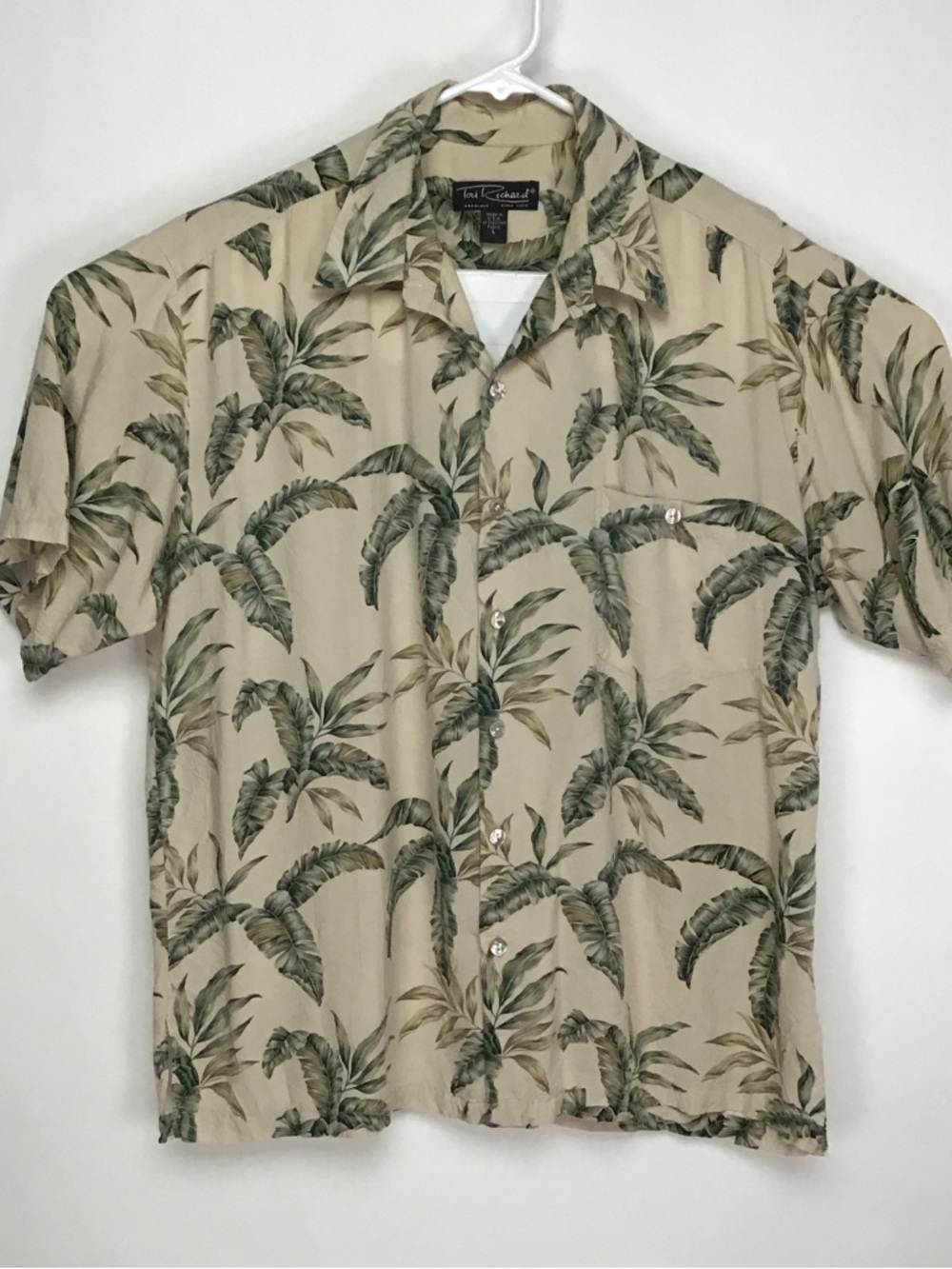 Tori Richard made in USA men’s short sleeve Hawaiian shirt large